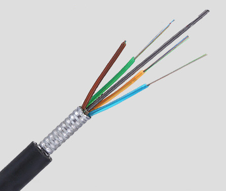 สายเคเบิลใยแก้วนำแสงโหมดเดียว 8 คอร์เกรดกลางแจ้ง GYTS-8B1.3