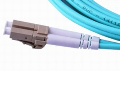 lc lc สายแพทช์ OM3 / OM4 3Meter 10 Gigabit Multimode Duplex PVC LSZH