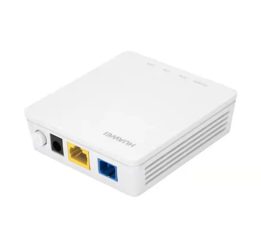 HG8310M GPON EPON ONU กิกะบิตพอร์ตเดียว 1GE 1FE SC UPC Connector 11V-14V DC 0.5A