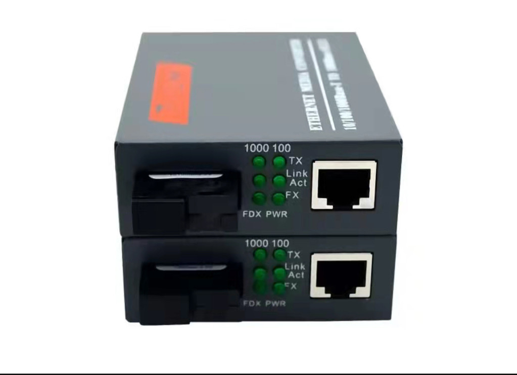 เครื่องรับส่งสัญญาณไฟเบอร์ออปติกกิกะบิต 20KM 1310nm 1550nm HTB-GS-03A/B Single Mode Single Fibers