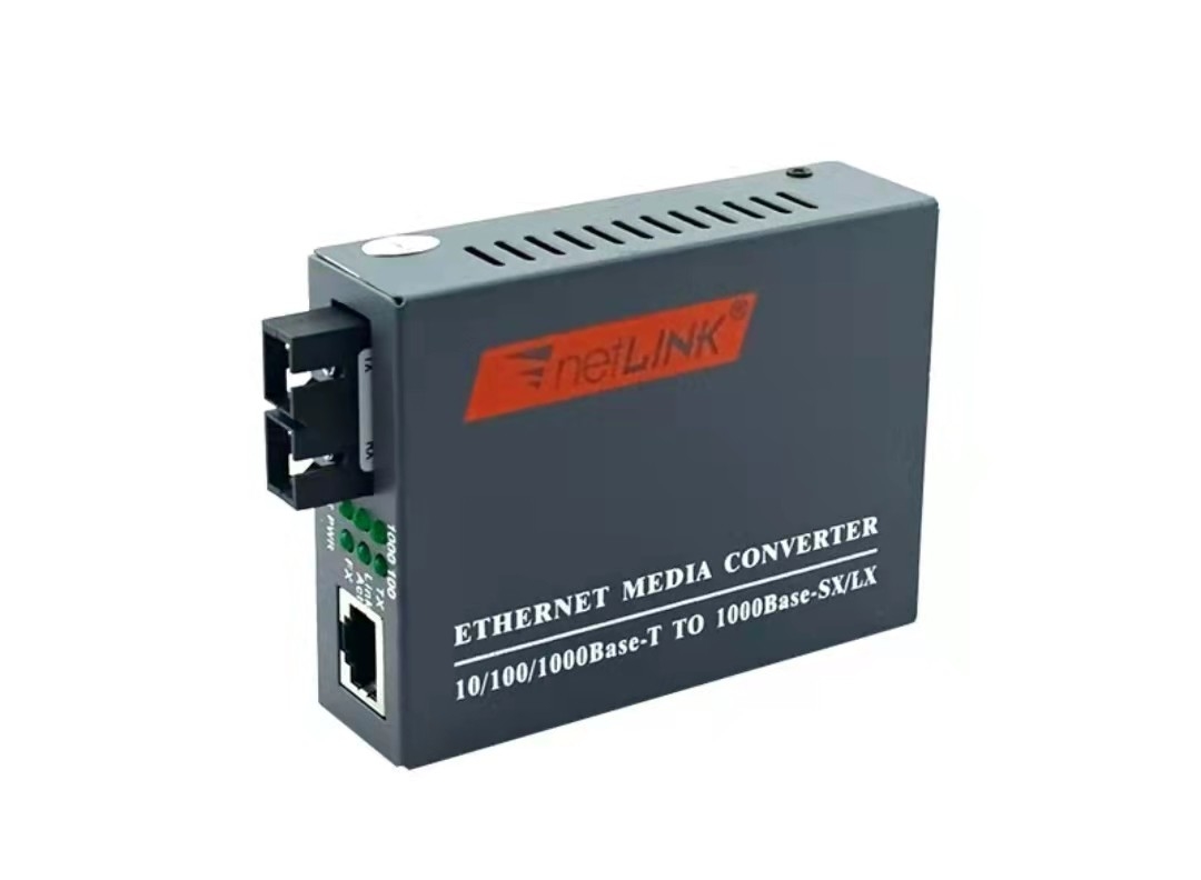 HTB-GS-03 เครื่องรับส่งสัญญาณไฟเบอร์ออปติก 10/100/1000M 20KM 1310nm Single Mode Double Fibers