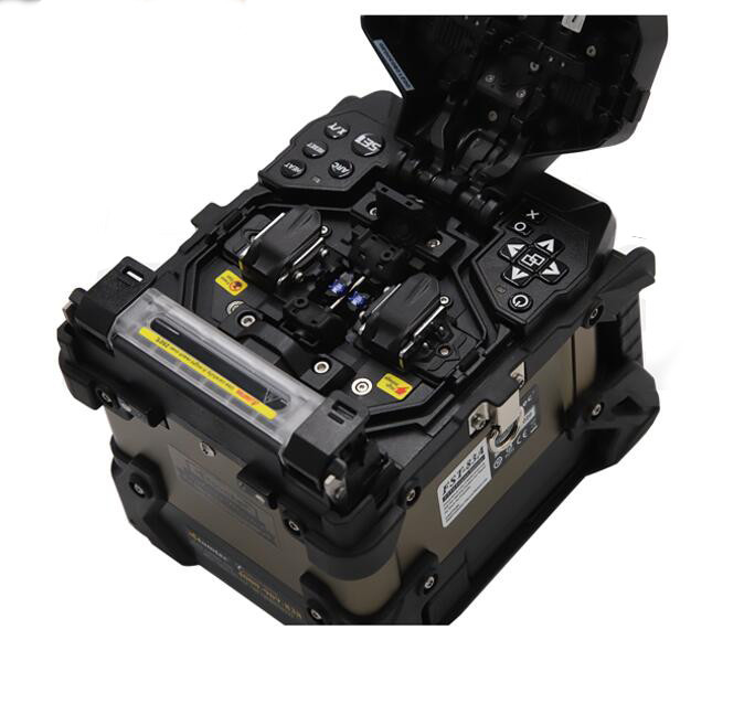 FST-83A เครื่องฟิวชั่นไฟเบอร์ออปติก 6 เวลาต่อมอเตอร์ 6 ถึง 12S ความยาว 20 มม. ถึง 60 มม