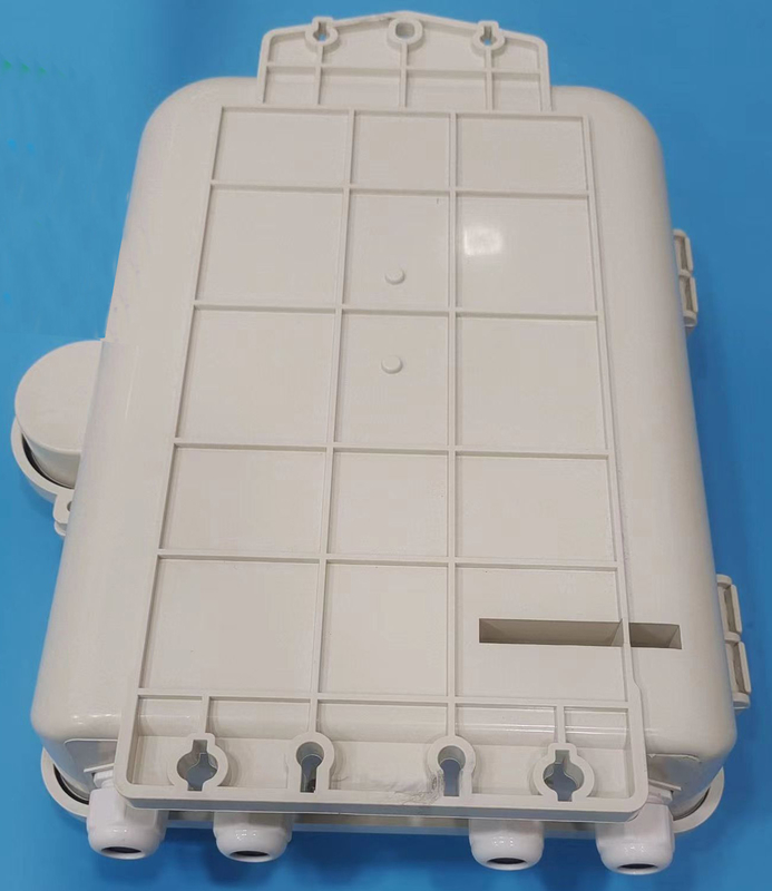 กล่องเลิกจ้างไฟเบอร์กลางแจ้งแบบติดผนัง ABS 16 พอร์ต ODB ODP สำหรับ FTTH