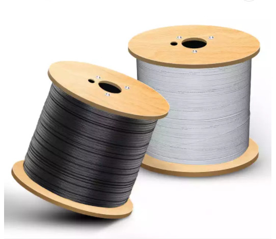 สายเคเบิลไฟเบอร์ออปติกกลางแจ้ง 1/2/4 แกน G657A 2 กม. มัลติโหมด FTTH วางสายเคเบิล GJYXCH