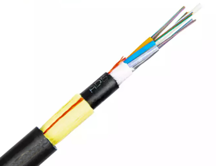โฆษณา สายเคเบิลไฟเบอร์ออปติกโหมดเดี่ยวกลางแจ้ง G652D / G657A1 / G657A2 PVC LSZH LSOH PE HDPE