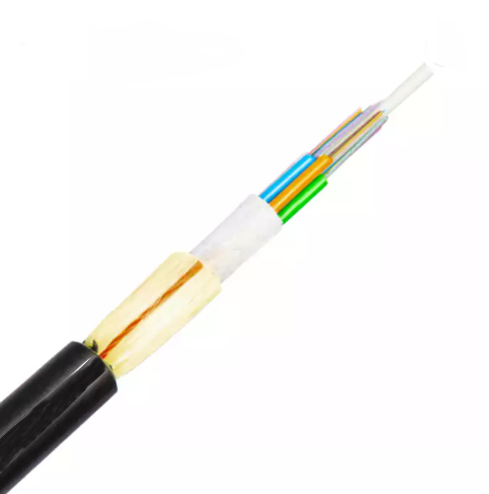 โฆษณา สายเคเบิลไฟเบอร์ออปติกโหมดเดี่ยวกลางแจ้ง G652D / G657A1 / G657A2 PVC LSZH LSOH PE HDPE
