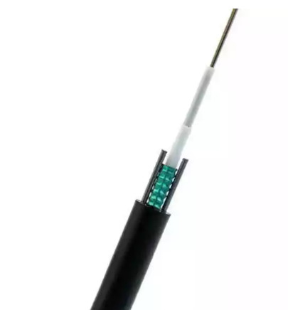 12 สายเคเบิลใยแก้วนำแสงทางอากาศ GYXTW G652D / SM 1500N สำหรับการสื่อสารโทรคมนาคม