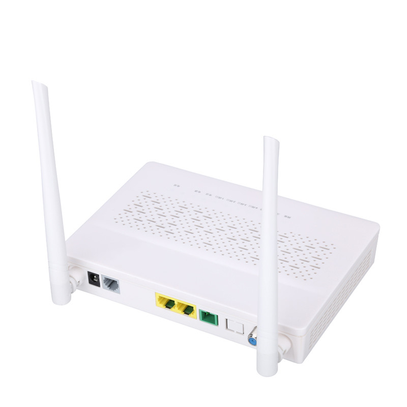 มัลติฟังก์ชั่น 2.4GHz XPON ONU 1FE 1GE WIFI POTS CATV สีขาว FTTH ONU ONT