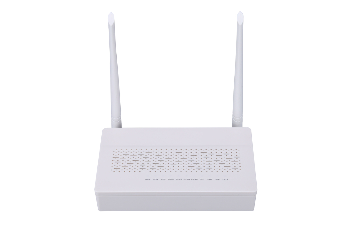 โหมด 2T2R GPON EPON ONU 3FE 1GE WIFI POTS CATV โมเด็มไฟเบอร์คู่ FTTH ONU