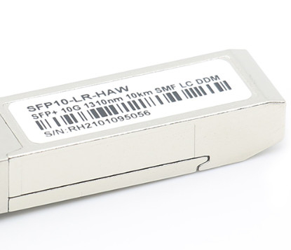 โมดูลรับส่งสัญญาณไฟเบอร์ออปติก 10G ตัวเชื่อมต่อ Duplex LC 1310nm เครื่องส่งสัญญาณเลเซอร์ DFB 10KM