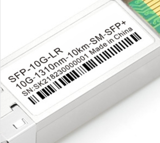 เครื่องส่งและรับสัญญาณไฟเบอร์ออปติก 3.3V 10G SFP LR 10km 1310nm LC Connector