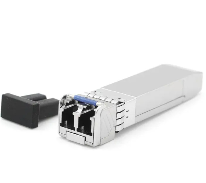เครื่องส่งและรับสัญญาณไฟเบอร์ออปติก 3.3V 10G SFP LR 10km 1310nm LC Connector
