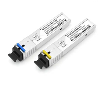 1.25Gbps SFP Fiber Optic Transceiver โหมดเดี่ยวสำหรับเครือข่ายแบนด์วิธสูง