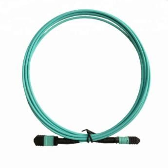 MPO Cable Connector 12 Core LSZH 3m, OM3 MM Fiber Optic Trunk Cable