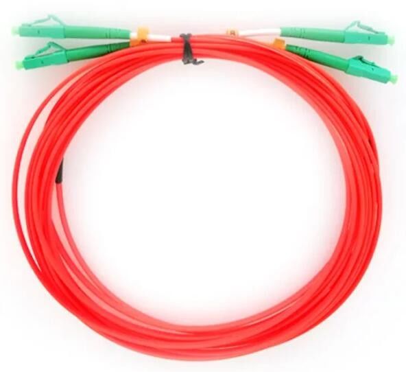 สายแพทช์ไฟเบอร์ดูเพล็กซ์ 2 เมตร, APC Lc ถึง Lc Patch Cord