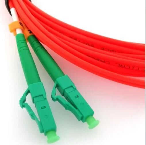 สายแพทช์ไฟเบอร์ดูเพล็กซ์ 2 เมตร, APC Lc ถึง Lc Patch Cord
