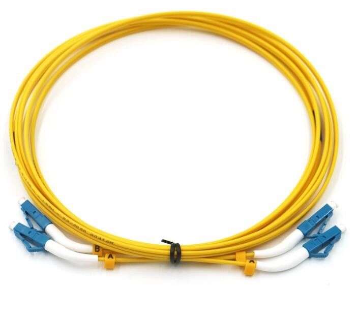 สายแพทช์ไฟเบอร์ออปติก 9 / 125um, สายไฟเบอร์โหมดเดี่ยว 1M Lc Lc