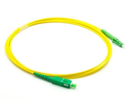 OEM ลวดกลม APC LC ถึง FC สายแพทช์วัสดุพีวีซี
