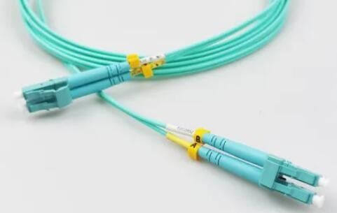 สายแพทช์ไฟเบอร์มัลติโหมด 2.0 มม., สายแพทช์ LC LC Om3 Aqua
