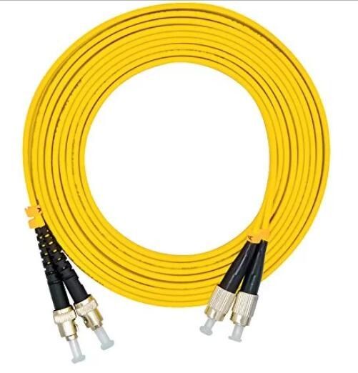สายแพทช์ไฟเบอร์ออปติก FC, FC ถึง ST Fiber Optic Jumper Dia 0.9 มม