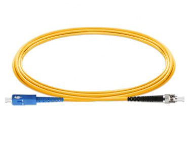 OS2 สายแพทช์ไฟเบอร์ออปติก SC / UPC ไปยังโหมด ST / UPC เดี่ยว