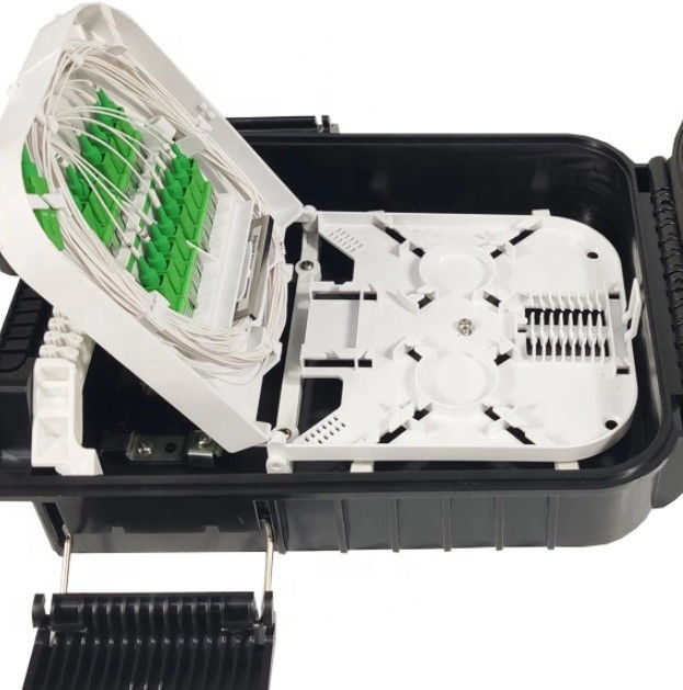 กล่องกระจายไฟเบอร์ออปติก 16 แกนวัสดุ PC ABS สำหรับ FTTH FTTB FTTX