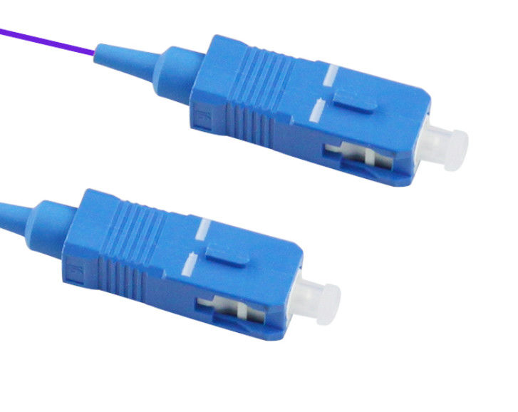 12 Cores 1M Optical Fiber Pigtail SC / UPC สำหรับโทรคมนาคม