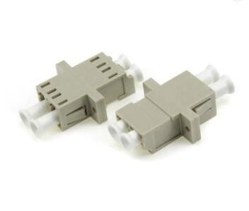 อะแดปเตอร์ไฟเบอร์ออปติก Multimode LC Connector UPC Polish Stype Duplex Adapter พร้อมหน้าแปลน