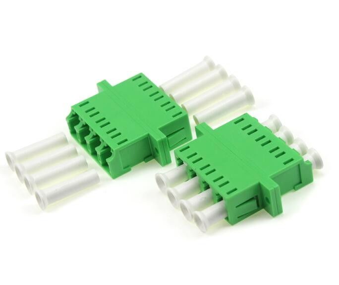 อะแดปเตอร์ไฟเบอร์ออปติก 4 คอร์, อะแดปเตอร์ขั้วต่อ LC พร้อมหน้าแปลน