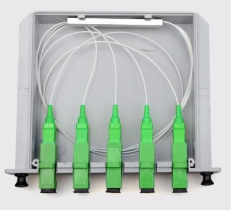Cassette Fiber Optic Splitter 1x4 Sc Apc Connector สำหรับ PON Networks