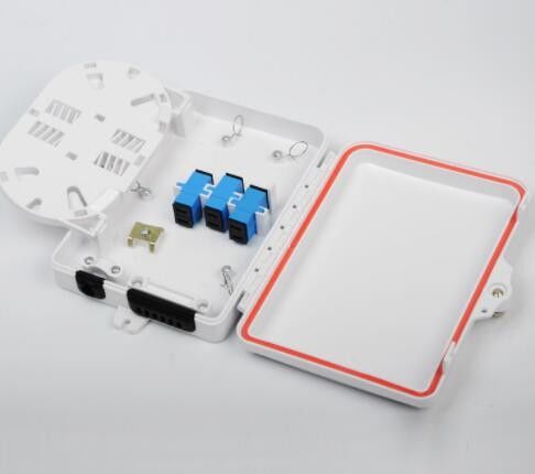 Fiber Optic Breakout Box 1 Inlet 6 Outlet FTTH Mini 4/6 กล่องกระจายไฟเบอร์ออปติก FDB