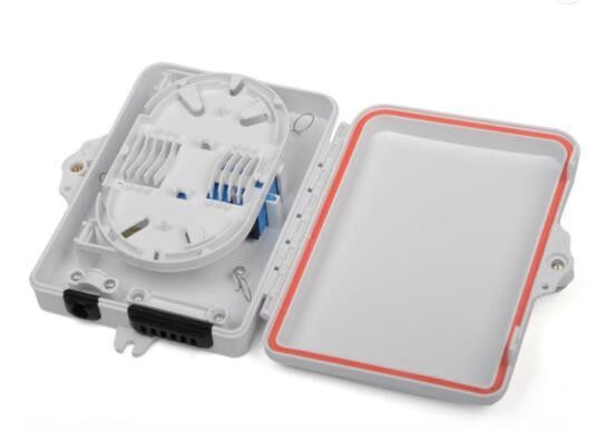 Fiber Optic Breakout Box 1 Inlet 6 Outlet FTTH Mini 4/6 กล่องกระจายไฟเบอร์ออปติก FDB