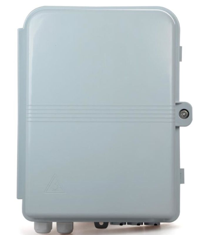 กล่องไฟเบอร์ออปติกผนัง 1:16 ตัวแยกเทปหรือ 24 แกนผมเปียและอะแดปเตอร์กล่อง FTTH FDB