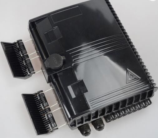 Terminal Box 16 Core Ftth 2 Inlet, 16 Outlet สำหรับ Drop Cables สายเคเบิลไฟเบอร์ออปติก Black Box