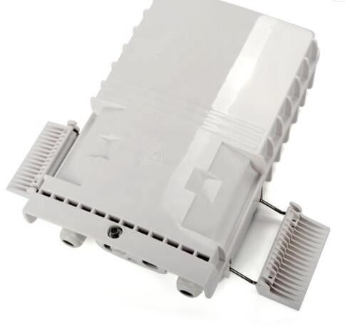 กล่องเทอร์มินัลไฟเบอร์ออปติก Odf 24 Core Outdoor Waterproof IP65 FTTH 4 Inlet Port / 24 Out Port