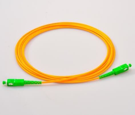 G652D G657A สายแพทช์ไฟเบอร์ออปติก SC APC ถึง SC APC Lszh