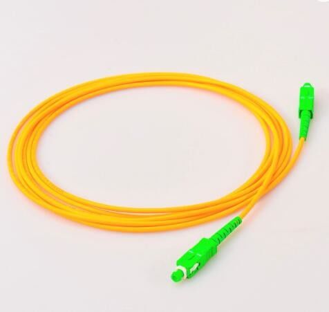 G652D G657A สายแพทช์ไฟเบอร์ออปติก SC APC ถึง SC APC Lszh