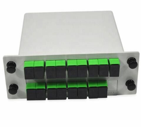 1650nm 1 × 16 PLC ตัวแยกไฟเบอร์ออปติก SC APC Connector ความยาว 0.3 เมตร