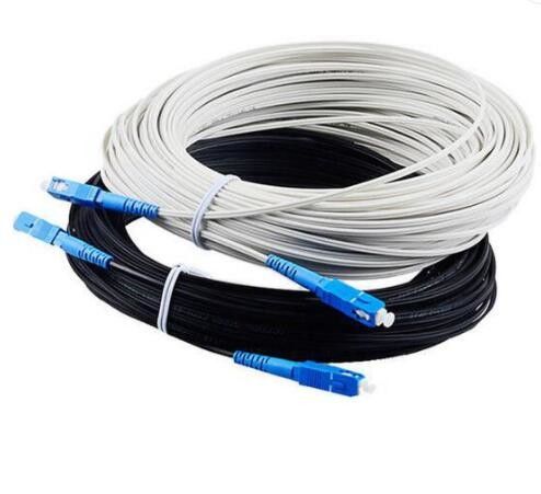 สายแพทช์ไฟเบอร์ออปติก LSZH 2 แกน SC APC UPC G652D G657A