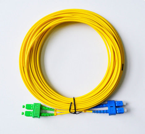 SM Duplex SC/UPC-SC/APC 3.0mm จัมเปอร์ไฟเบอร์ออปติก 10m SGS ISO