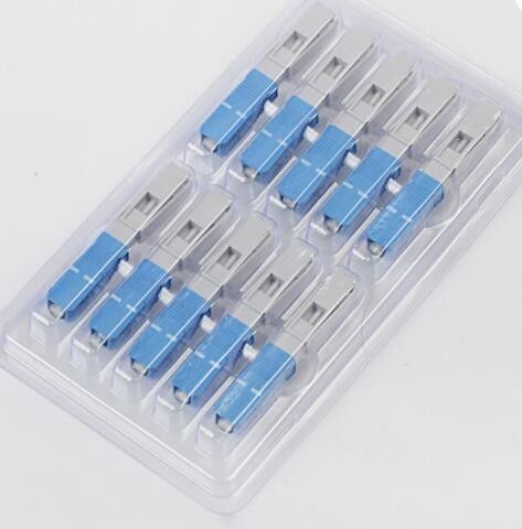 0.3dB FTTB ตัวเชื่อมต่อไฟเบอร์ออปติก Fast SC UPC Ftth Cable Connector