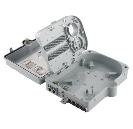 CATV PC ABS กรอบการกระจายไฟเบอร์ออปติก 24 แกนติดผนังSGS