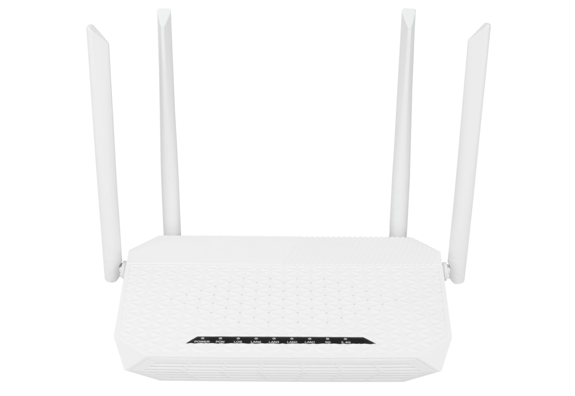 4GE AC WIFI USB XPON ONU เราเตอร์ GPON BoB 20KM SC UPC Connector