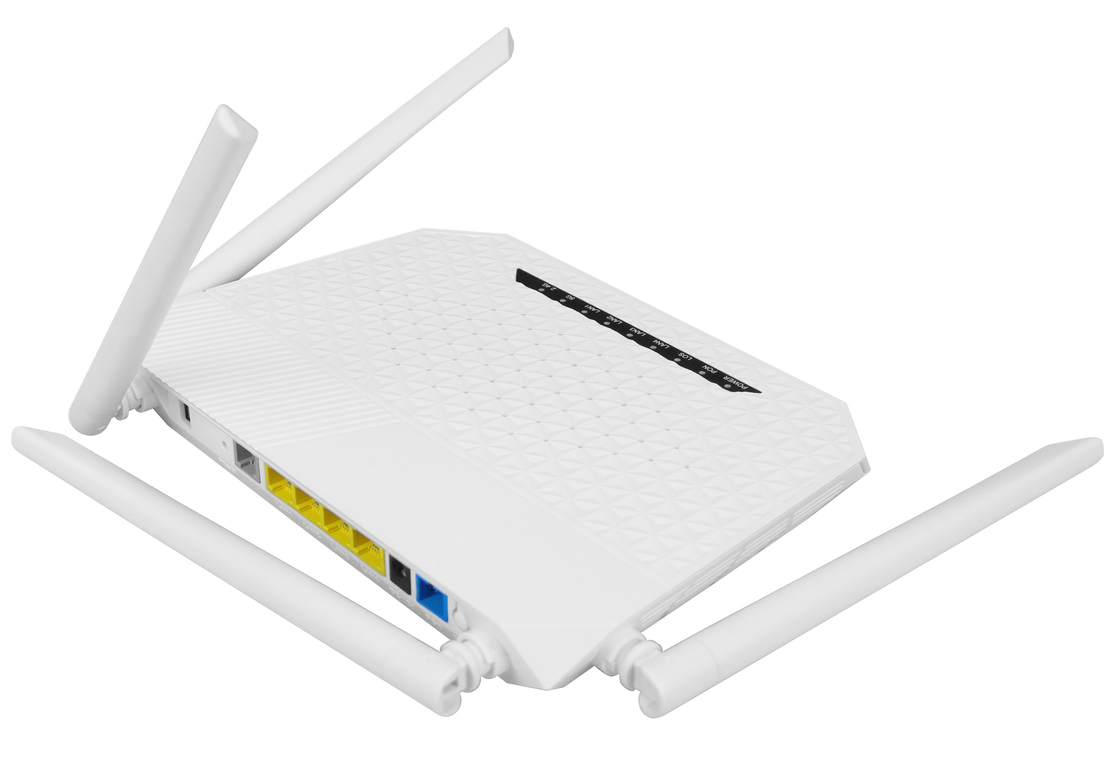 4GE AC WIFI USB XPON ONU เราเตอร์ GPON BoB 20KM SC UPC Connector