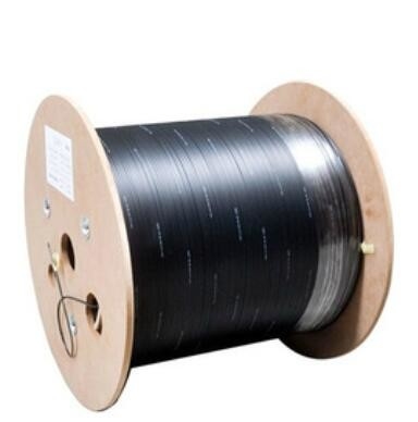 GJXH Butterfly Drop Optical Cable 1 Core 2 ลวดเหล็ก 0.5 มม. รองรับตัวเอง