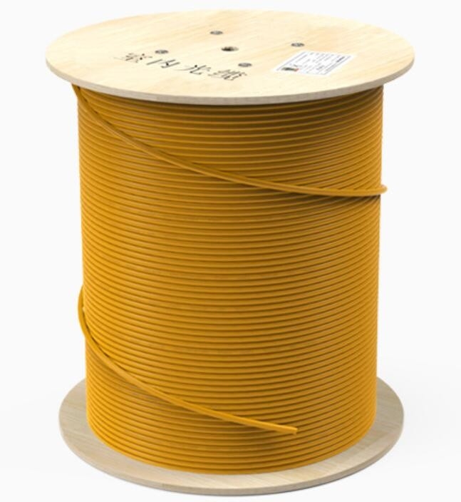 สายเคเบิลในร่ม Gjfjv 1 2 4 6 สายเคเบิลใยแก้วนำแสง Core G652D สายเคเบิลในร่ม / สายเปีย / สายแพทช์