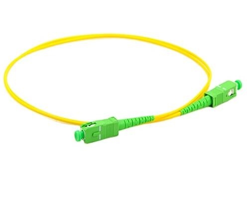 สายแพทช์ไฟเบอร์ออปติก 2.0 มม. ความยาว 3 ม. APC ขัด SC SC Simplex Patch Cord