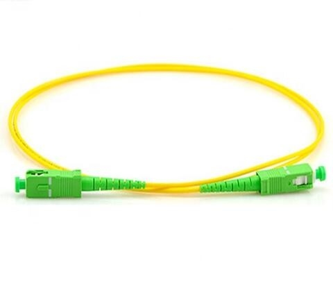 สายแพทช์ไฟเบอร์ออปติก 2.0 มม. ความยาว 3 ม. APC ขัด SC SC Simplex Patch Cord