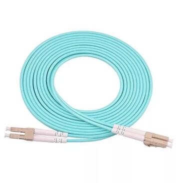 Duplex LC LC OM3 สายแพทช์ LSZH Jacket สำหรับ Gigabit Ethernet