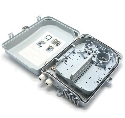 ตู้กระจายไฟเบอร์ออปติก ABS กลางแจ้ง ODP 24 พอร์ต SC Simplx 48 Core LC Duplex